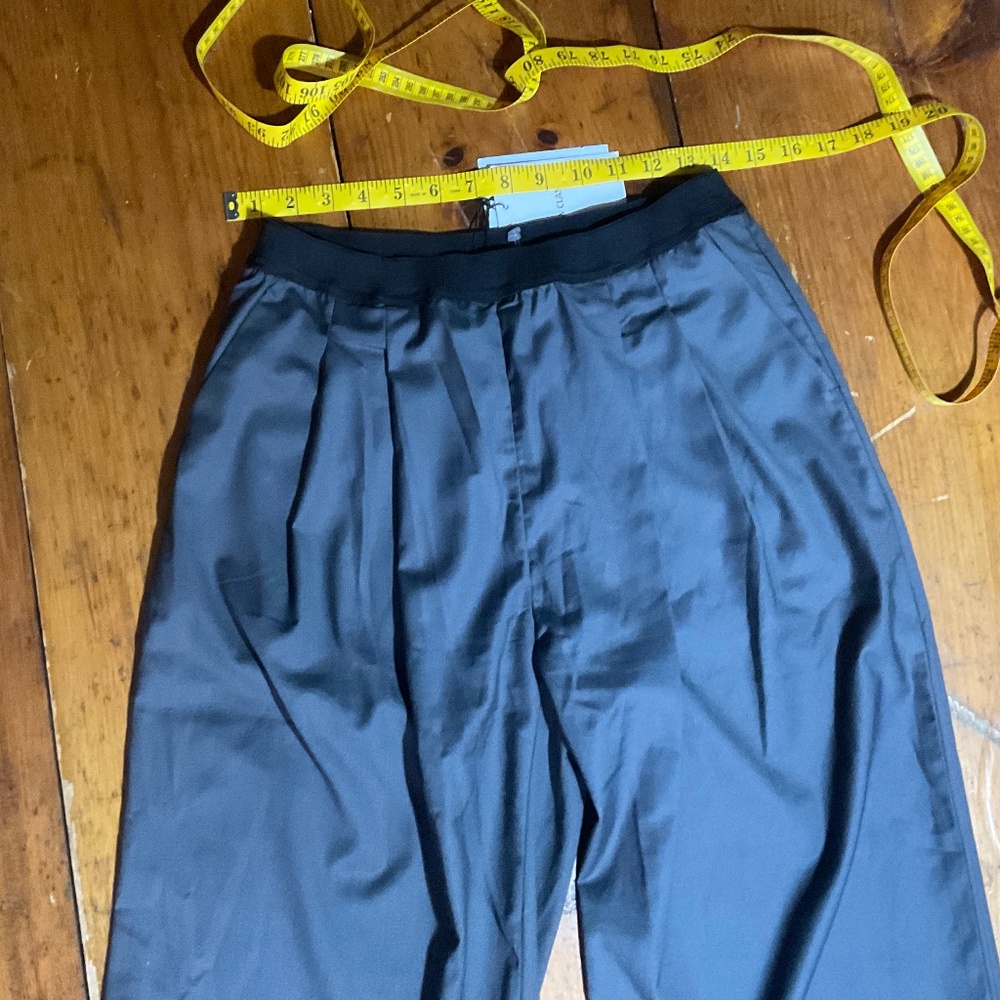 Low Classic NWT Pants Elastic Waistband Logo Pull On Gray - Picture 7 of 13